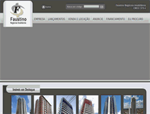 Tablet Screenshot of faustinoimoveis.com.br